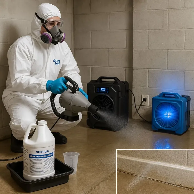 Sanitization and Odor Removal process in Manteo, NC